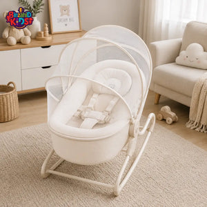 MASTELA BABY ROCKER WITH MOSQUITO NET - PINK