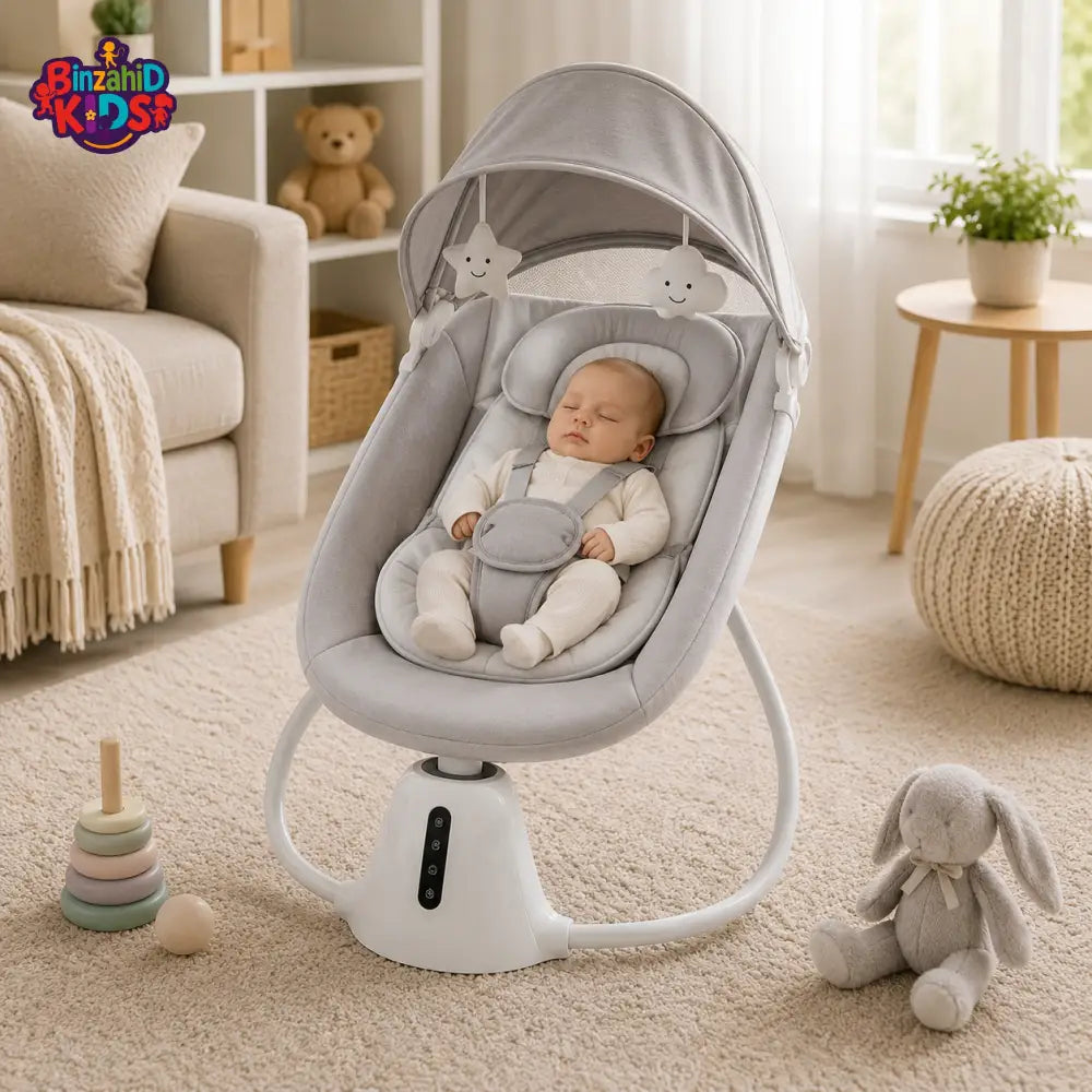 MASTELA ELECTRIC BABY ROCKER - WHITE