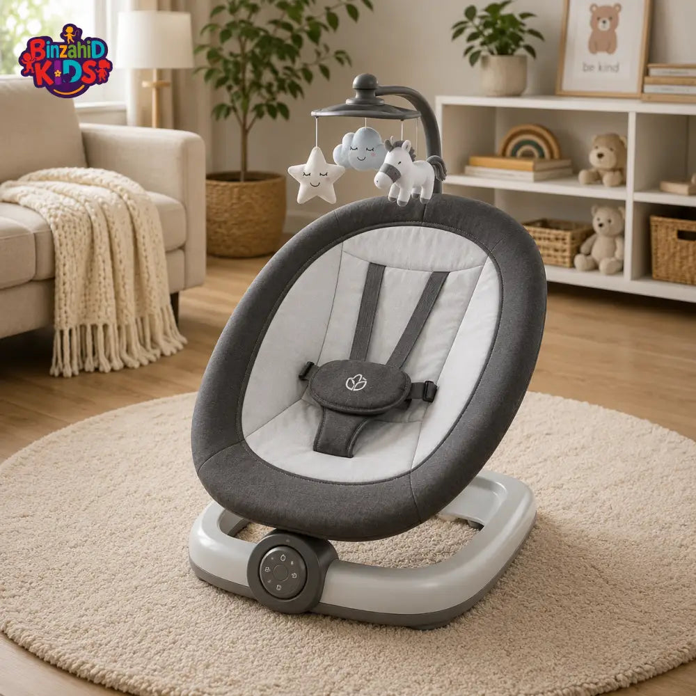 MASTELA ELECTRIC BABY SWING - BLACK