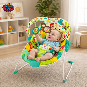 MASTELA MUSIC & SOOTHE BABY BOUNCER - GREEN