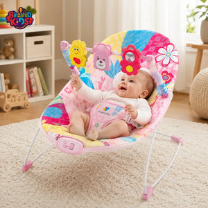MASTELA MUSIC & SOOTHE BABY BOUNCER - PINK