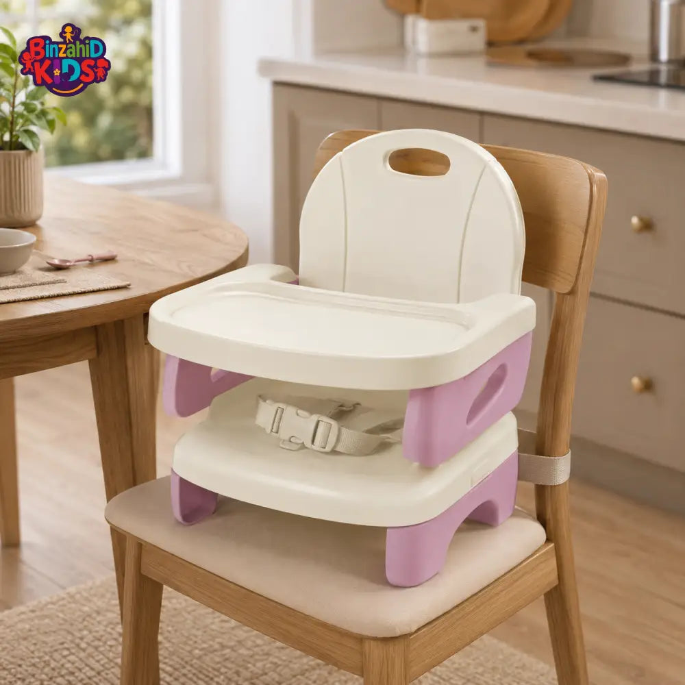 MASTELA PORTABLE BABY BOOSTER SEAT WITH REMOVABLE TRAY