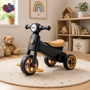 MODERN BABY BALANCE TRICYCLE - BLACK