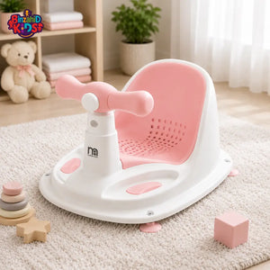 MOTHERCARE BABY BATH SEAT WITH SAFETY HANDLE - PINK