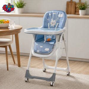 MULTIFUNCTIONAL BABY FEEDING HIGH CHAIR - BLUE