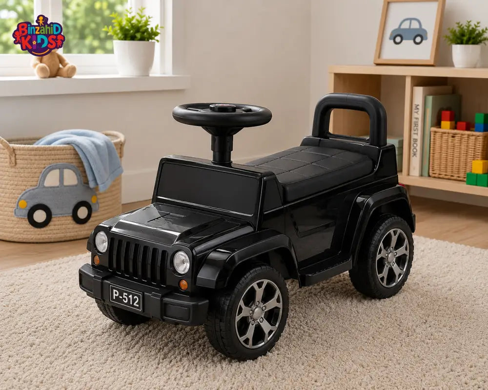 OFF-ROAD JEEP STYLE KIDS RIDE-ON CAR - BLACK