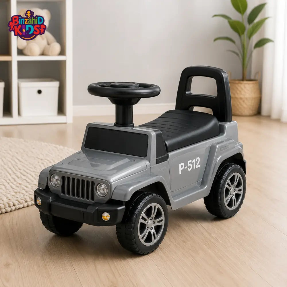 OFF-ROAD JEEP STYLE KIDS RIDE-ON CAR - GREY