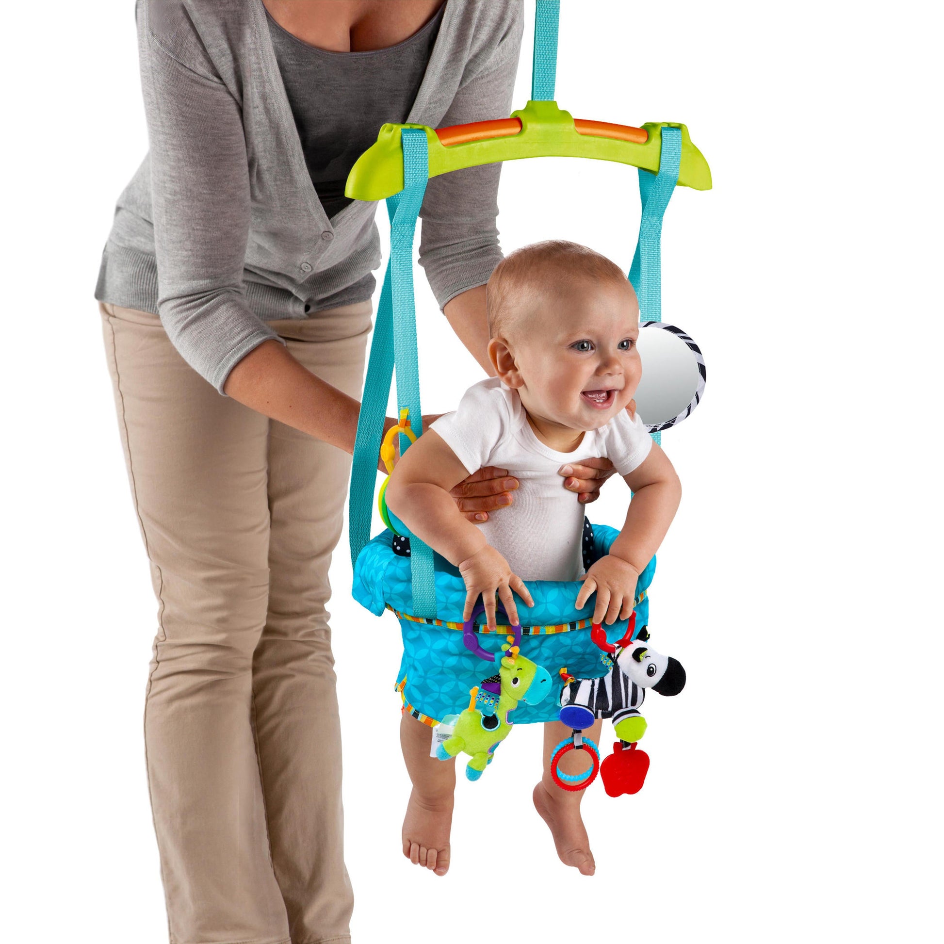 BRIGHT STARTS BOUNCE'N SPRING DELUX DOOR JUMPER 10410/23253