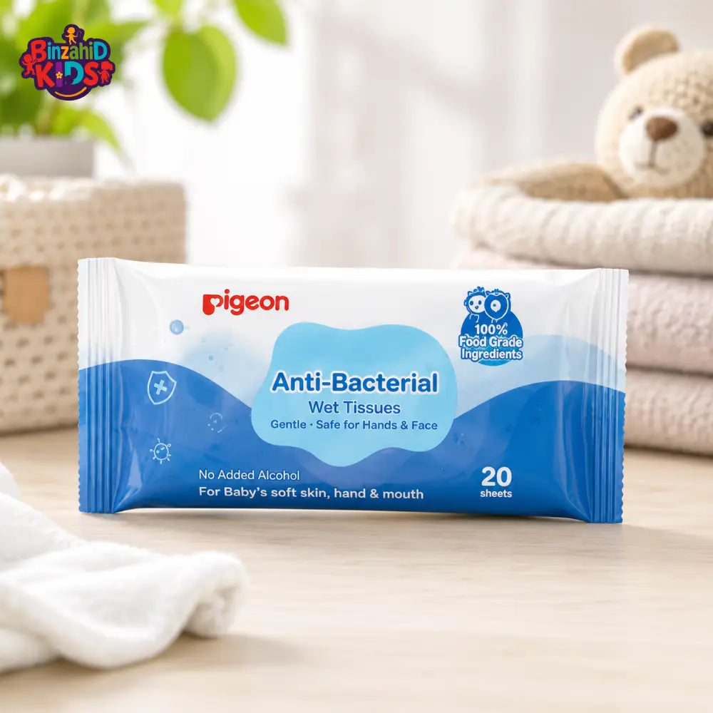 PIGEON ANTI-BACTERIAL WET TISSUES 20S