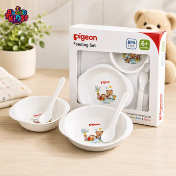 PIGEON BABY FEEDING SET 4PCS