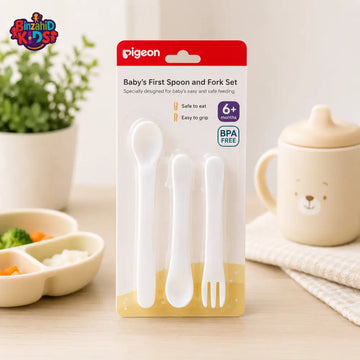PIGEON BABY FIRST’S FEEDING SPOON & FORK SET