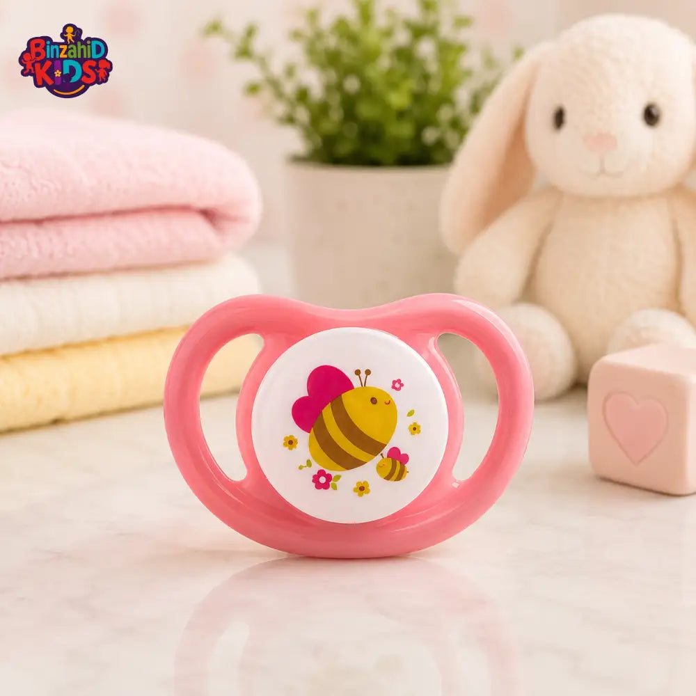 PIGEON BABY PACIFIER – BEE MOTIF (6–18 MONTHS)