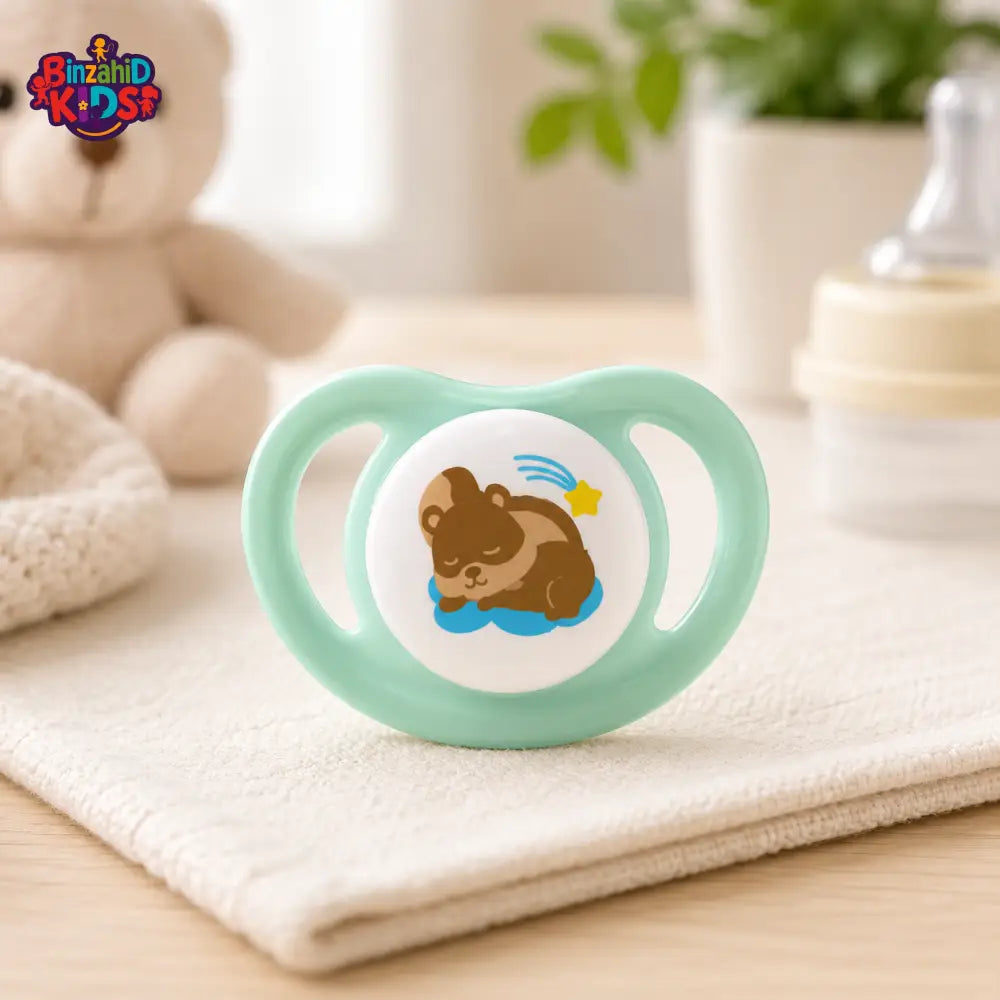 PIGEON BABY PACIFIER – BIRD MOTIF (0–6 MONTHS)