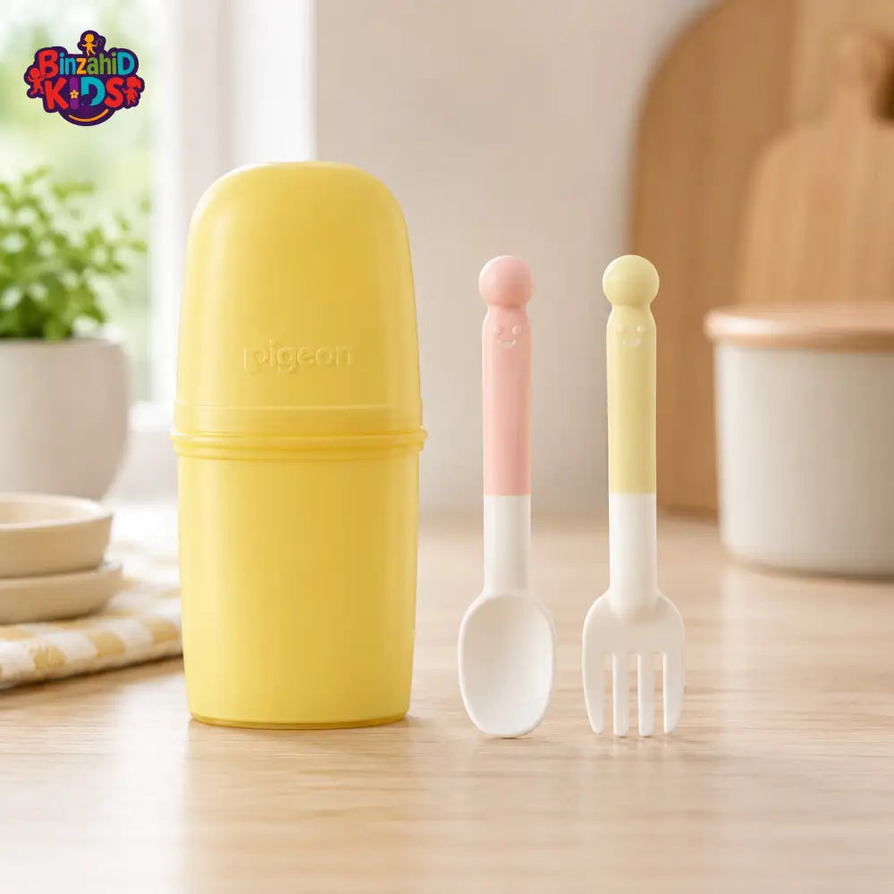 PIGEON BABY SELF-WEAN SPOON & FORK