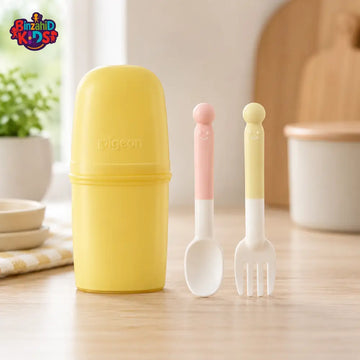 PIGEON BABY SELF-WEAN SPOON & FORK