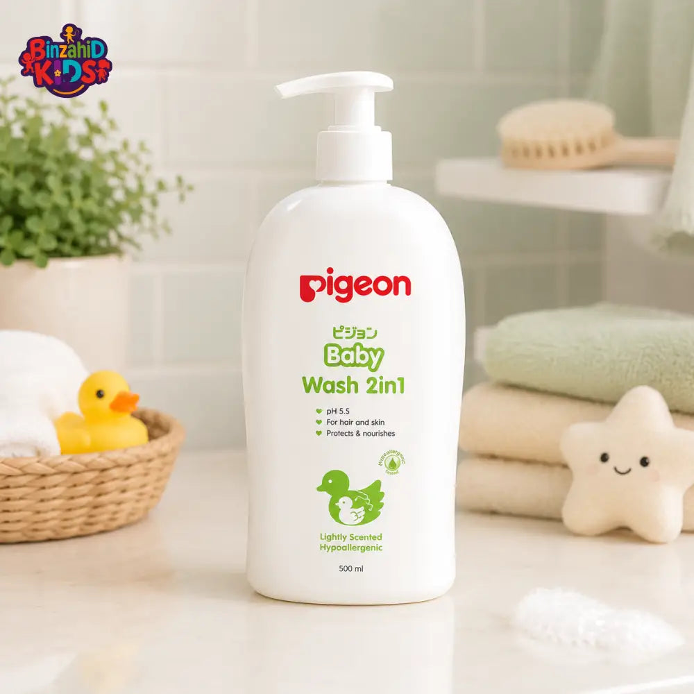PIGEON BABY WASH JOJOBA 2-IN-1 700ML