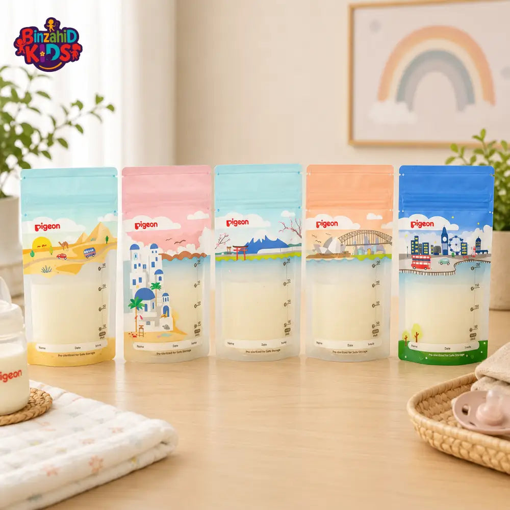 PIGEON BREASTMILK STORAGE BAGS – 120ML (25 PCS)