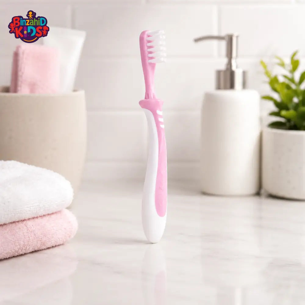 PIGEON CHILDREN TRAINING TOOTHBRUSH LESSON 3 – PINK