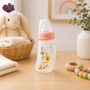 PIGEON CURVE STANDARD NECK NURSING BOTTLE PP 150ML FOREST