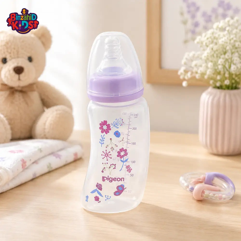 PIGEON CURVE STANDARD NECK NURSING BOTTLE PP 150ML GARDEN