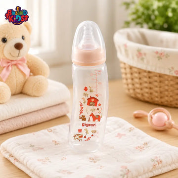 PIGEON CURVE STANDARD NECK NURSING BOTTLE PP 250ML FARM