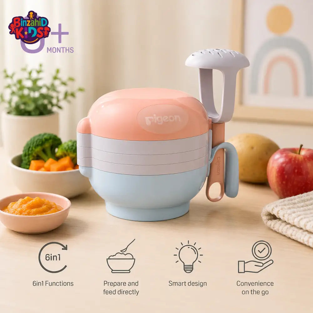 PIGEON HOME BABY FOOD MAKER 6-IN-1 SET