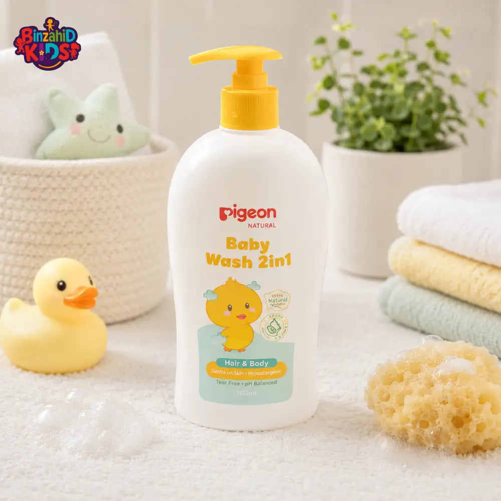 PIGEON JOJOBA BABY WASH 2IN1 700ML
