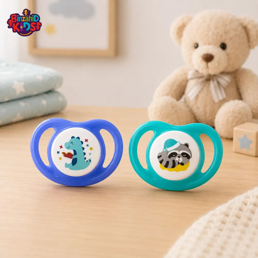 PIGEON MINILIGHT SOFTEST SILICONE BOY PACIFIER 2PCS - L