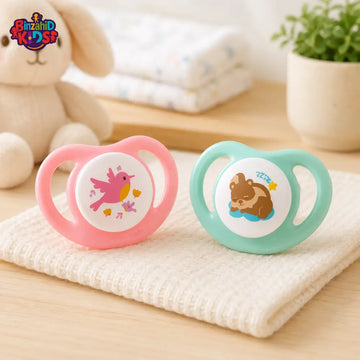 PIGEON MINILIGHT SOFTEST SILICONE GIRL PACIFIER 2PCS - S