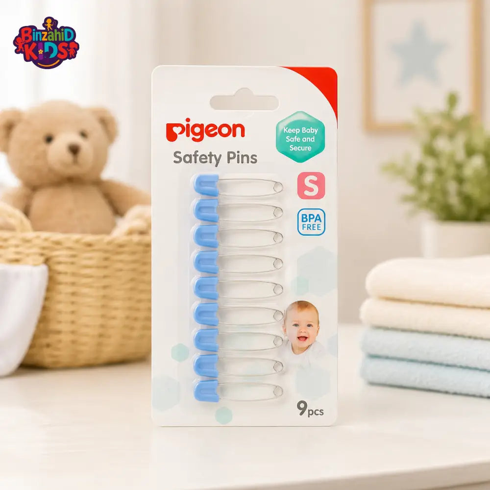PIGEON MULTIPURPOSE SAFETY PINS – 9 PCS