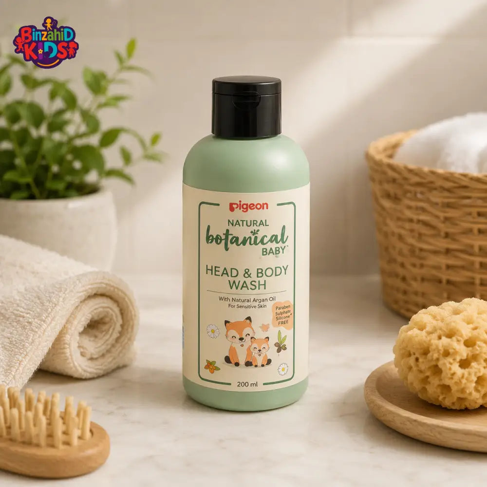 PIGEON NATURAL BOTANICAL BABY HEAD & BODY WASH GENTLE & NOURISHING