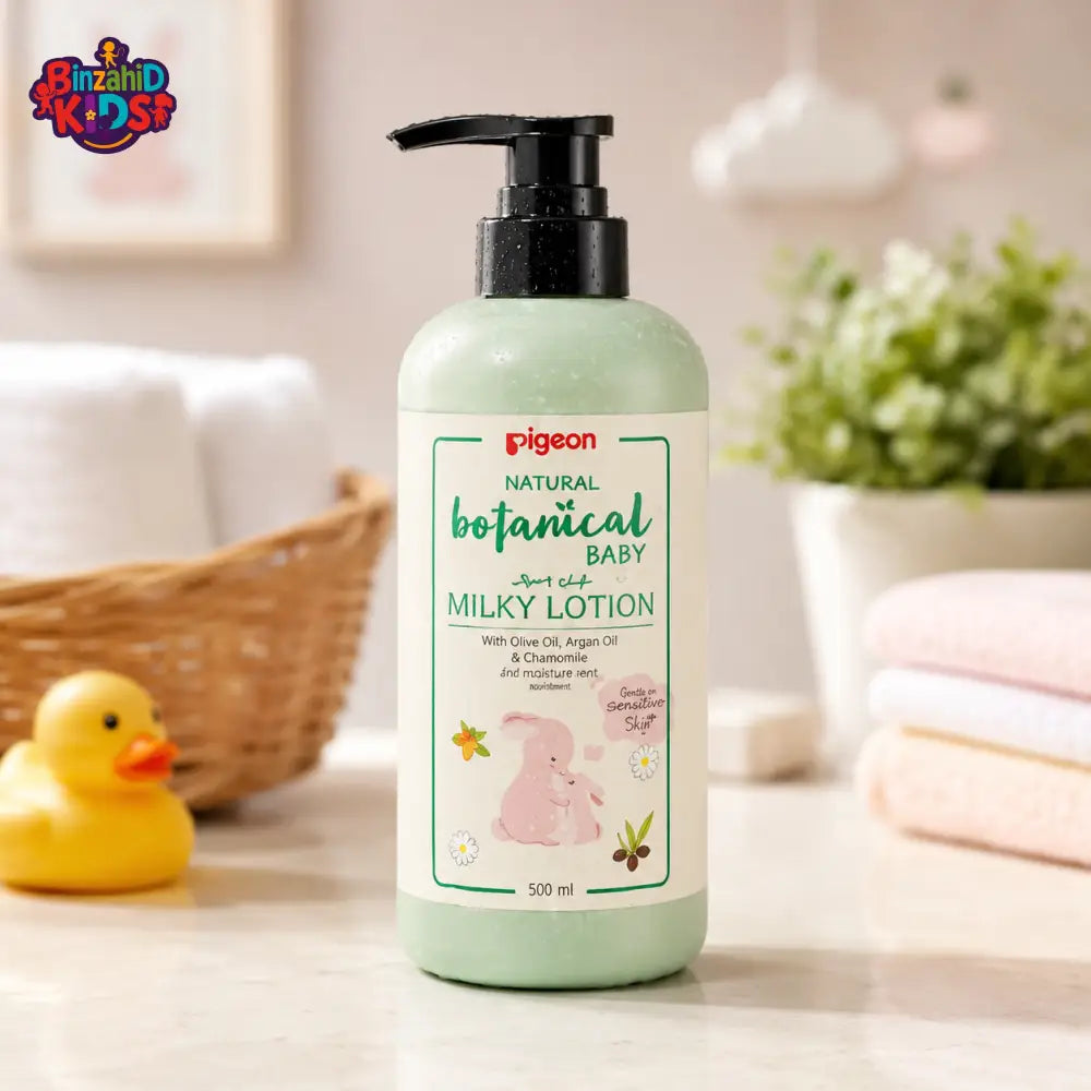 PIGEON NATURAL BOTANICAL BABY MILKY LOTION – 500ML