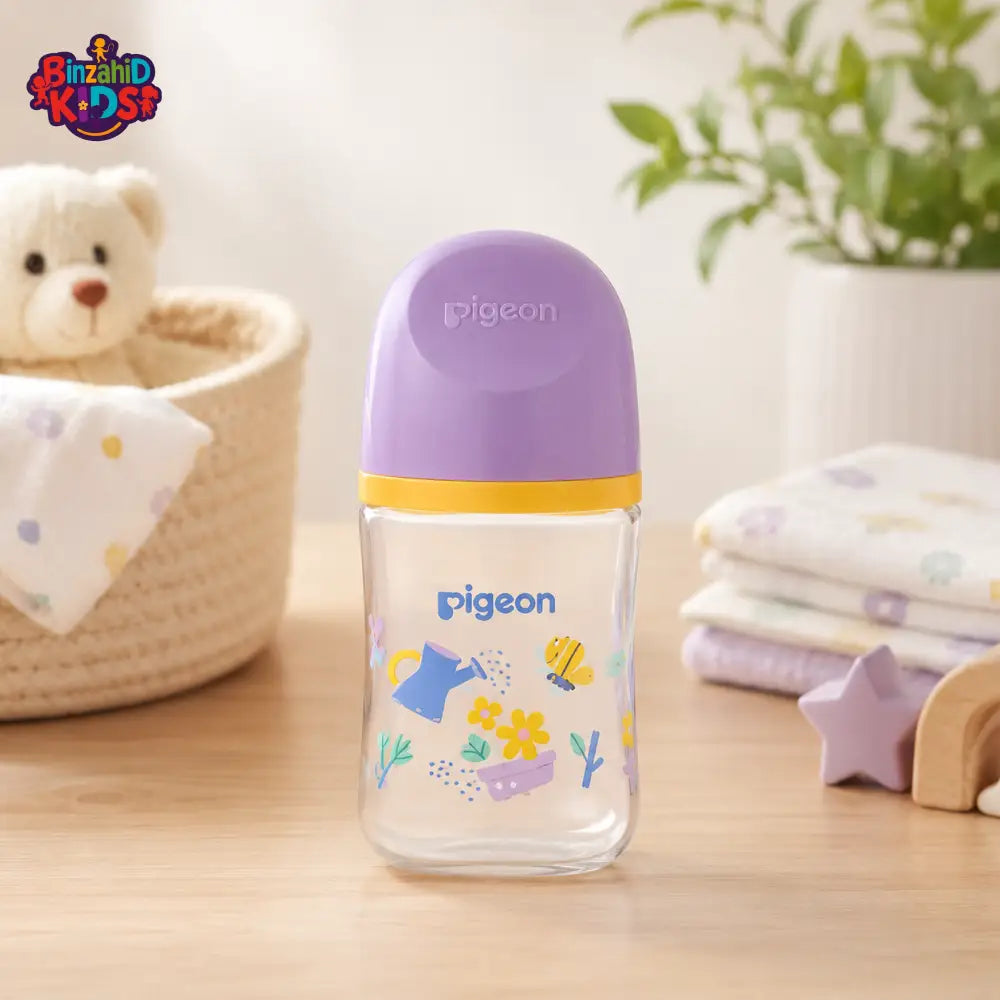 PIGEON NEWBORN WIDE-NECK BOTTLE (0+ MONTHS)