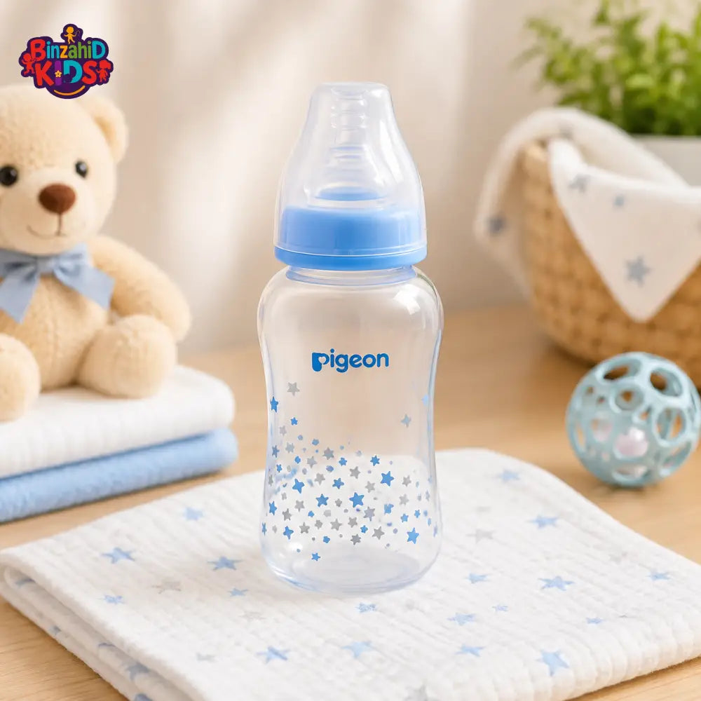 PIGEON NURSING BOTTLE WITH PERISTALTIC NIPPLE (PP) 150ml