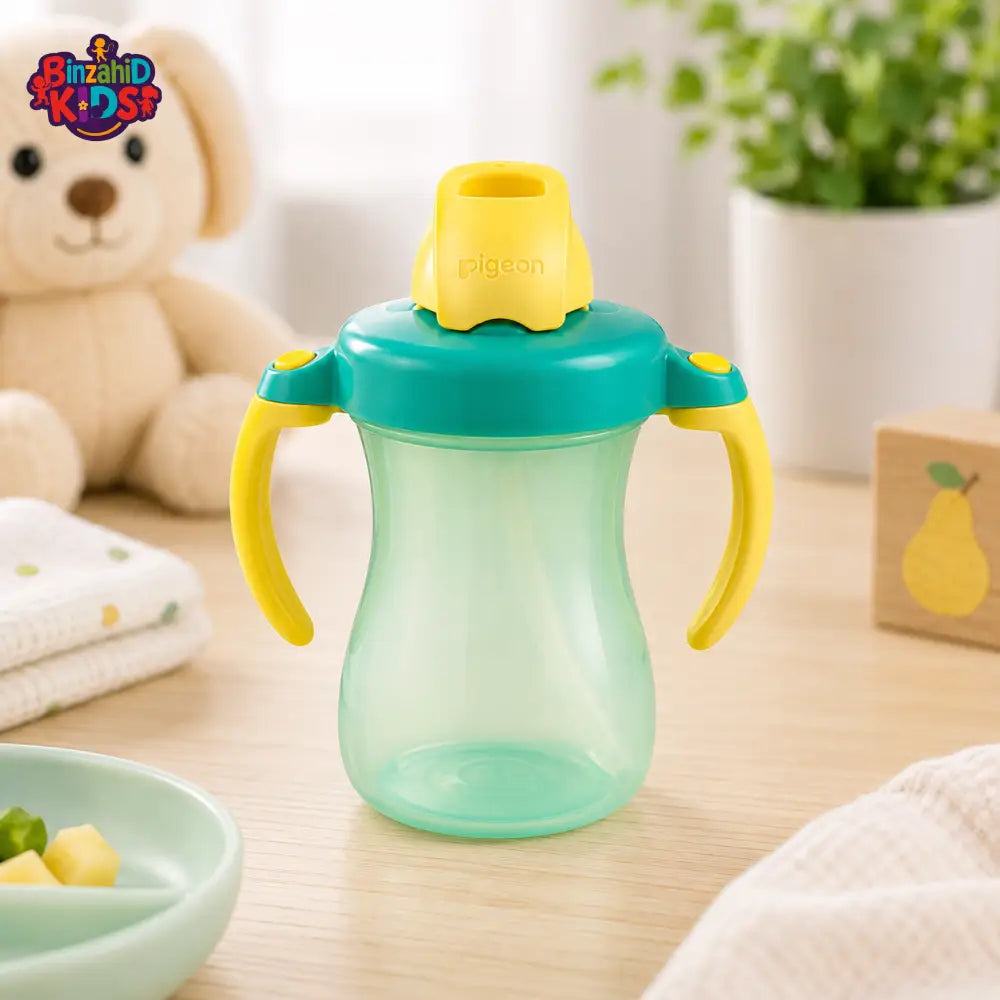 PIGEON PETITE STRAW BOTTLE 150ML (GREEN)