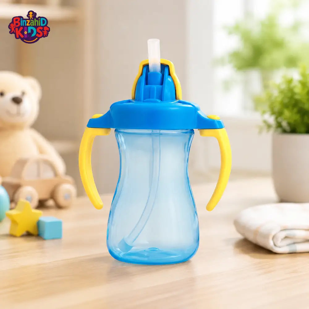 PIGEON PETITE TRAINING STRAW BOTTLE 150ML (BLUE)