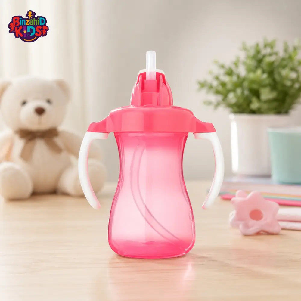 PIGEON PETITE TRAINING STRAW BOTTLE 150ML (PINK)