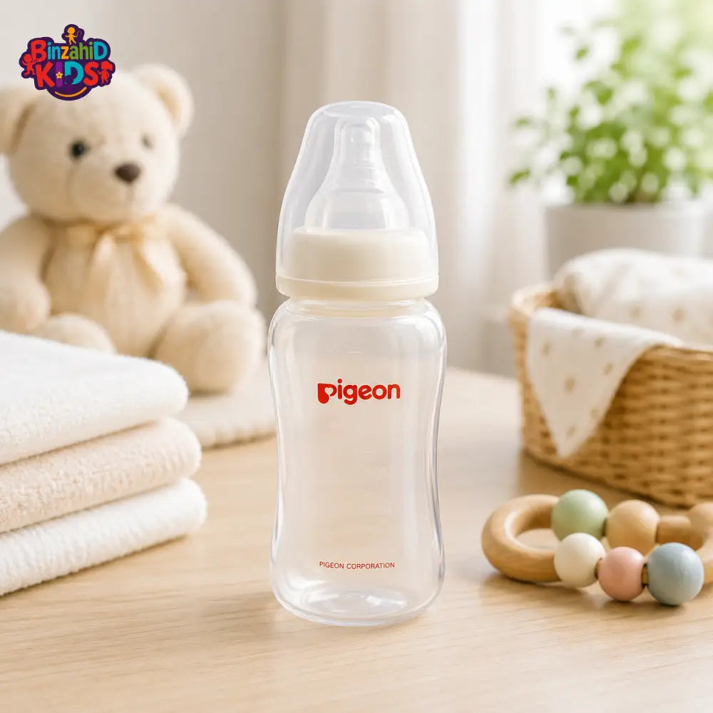 PIGEON SLIM NECK NURSING BOTTLE WITH PERISTALTIC NIPPLE 150ml