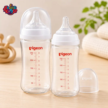 PIGEON SOFTOUCH BPP WIDE NECK NURSING BOTTLE 240ML PK-2