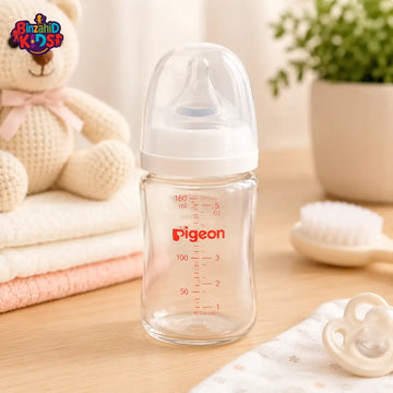 PIGEON SOFTOUCH BPP WIDE NECK NURSING BOTTLE GLASS 160ML