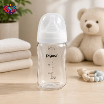 PIGEON SOFTOUCH WIDE NECK FEEDER T-ESTER 200ML LOGO
