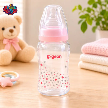 PIGEON STANDARD NECK NURSING BOTTLE WITH PERISTALTIC NIPPLE (PP) 150ml