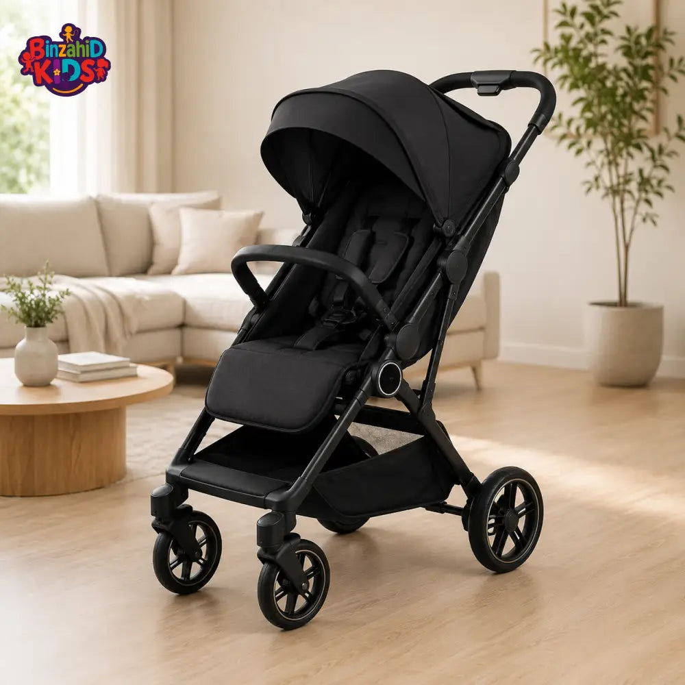 PREMIUM 2-IN-1 BABY STROLLER & CAR SEAT - BLACK