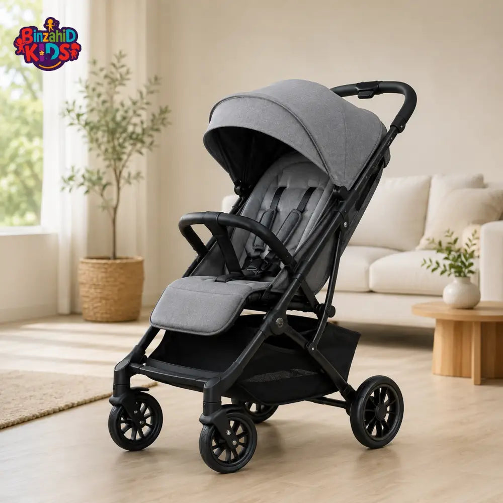 PREMIUM 2-IN-1 BABY STROLLER & CAR SEAT - GREY