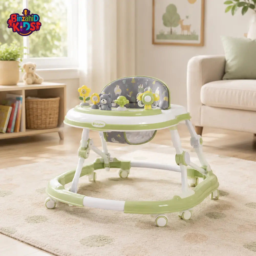PREMIUM ACTIVITY BABY WALKER - GREEN