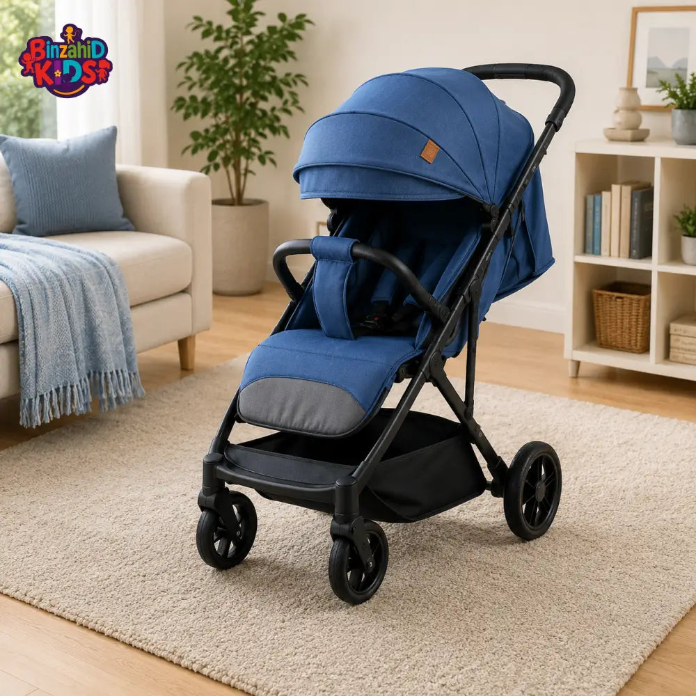 PREMIUM COMPACT BABY STROLLER - BLUE
