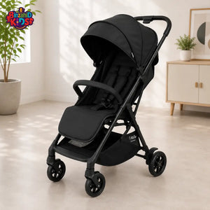 PREMIUM FOLDABLE BABY STROLLER - BLACK
