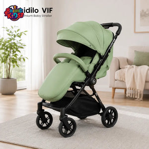 PREMIUM FOLDABLE BABY STROLLER - GREEN