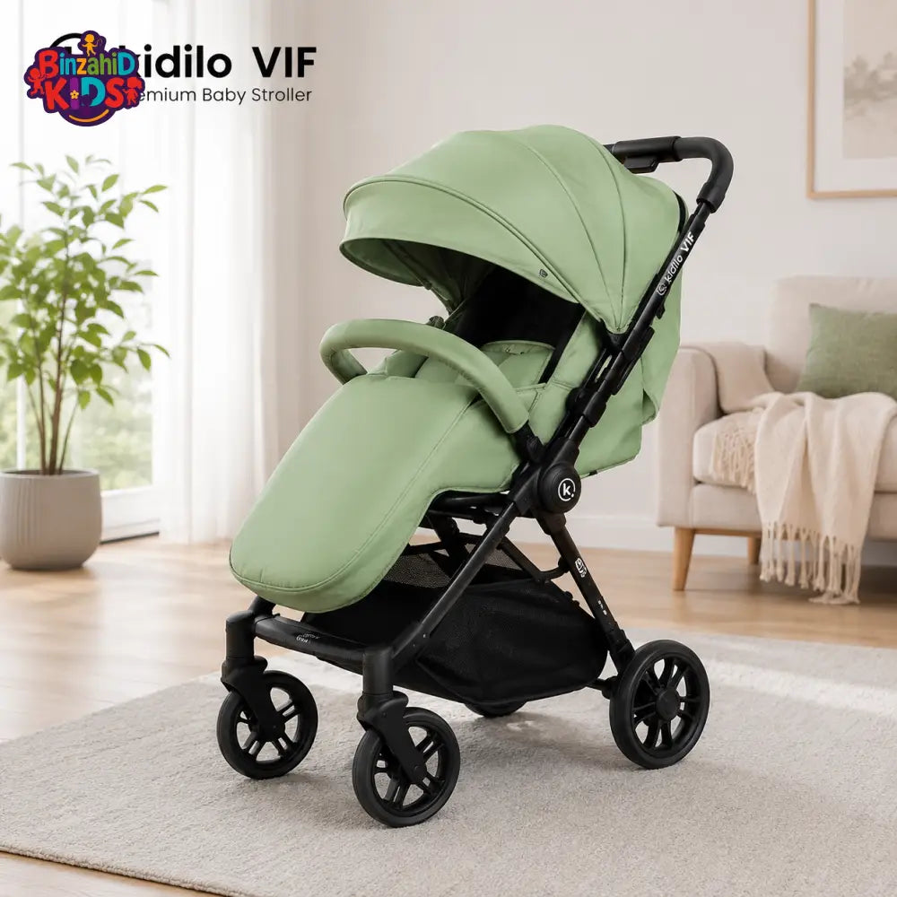 PREMIUM FOLDABLE BABY STROLLER - GREEN
