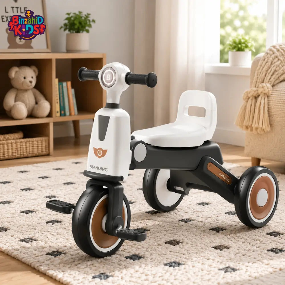PREMIUM TODDLER BALANCE TRICYCLE - BLACK